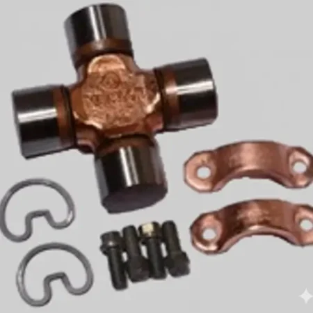 U.J. CROSS WITH CLAMPS AND BOLTS (OUTSIDE LOCK, GREASELESS)